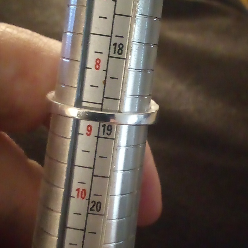 NWOT - Sterling Silver Crystal Romantic Heart Diamond Ring In Box - 8 3/4 - Picture 8 of 10